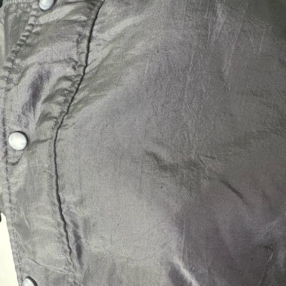 VTG Comfy Casuals Men's‎ XL Jacket Southwestern Silver Gray Zip Up Western Aztec - Picture 9 of 9